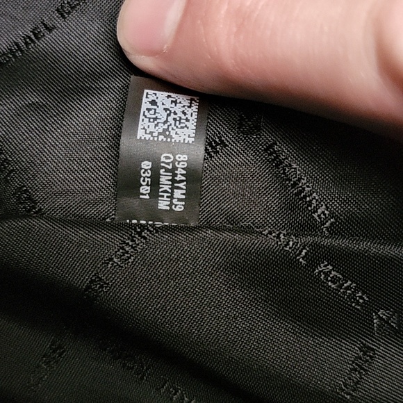 Michael Kors black leather tote purse and matching wallet. - Picture 9 of 12